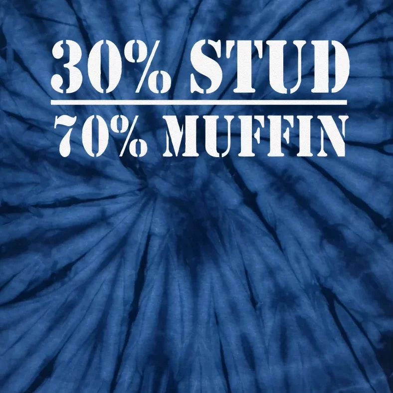 30 Stud 70 Muffin Funny Valentines Day Stud Muffin Tie-Dye T-Shirt