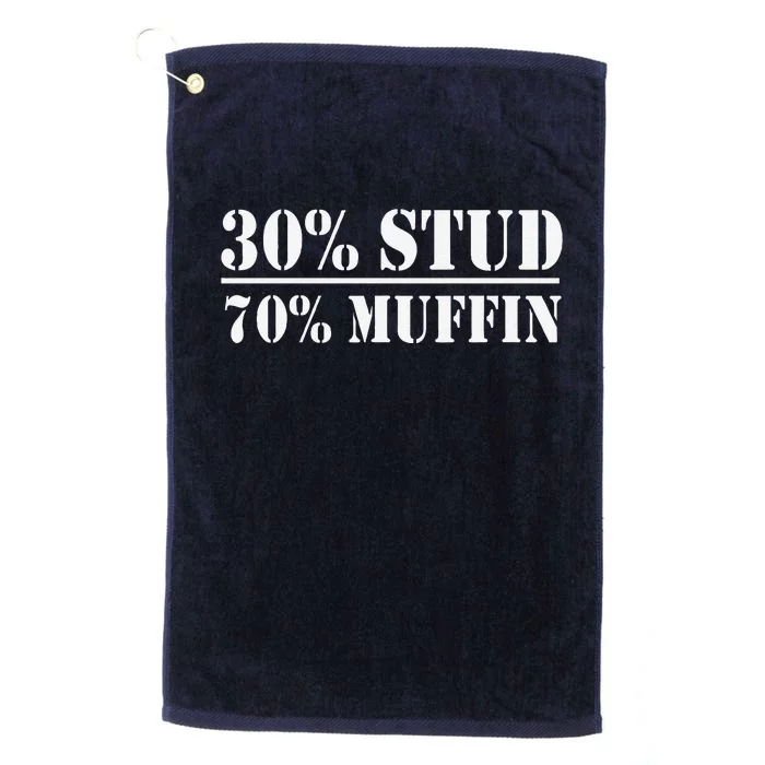 30 Stud 70 Muffin Funny Valentines Day Stud Muffin Platinum Collection Golf Towel