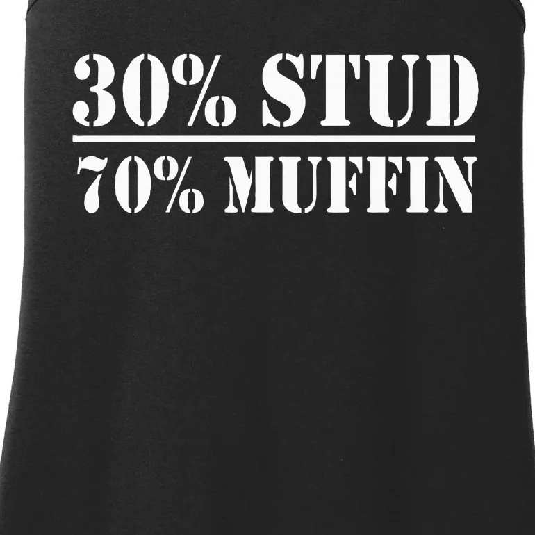 30 Stud 70 Muffin Funny Valentines Day Stud Muffin Ladies Essential Tank