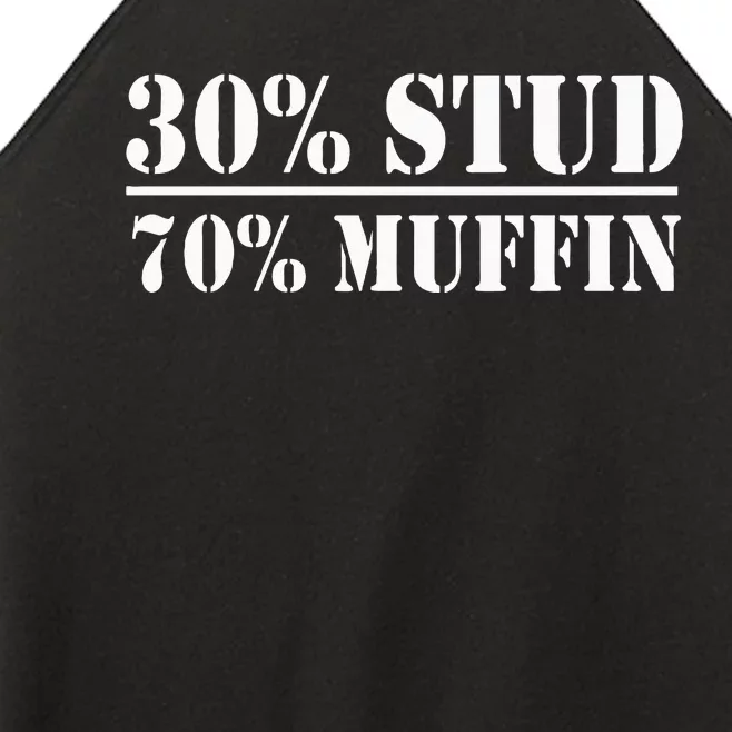 30 Stud 70 Muffin Funny Valentines Day Stud Muffin Women’s Perfect Tri Rocker Tank