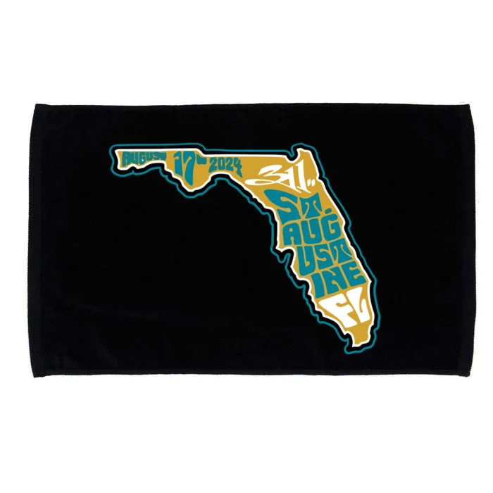 311 St Augustine Fl August 17th 2024 Microfiber Hand Towel