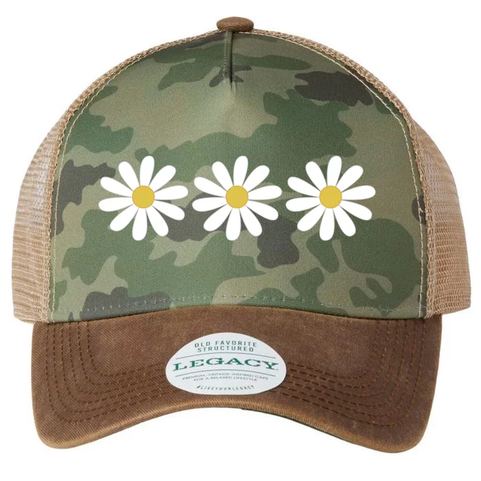 3 Simple But Pretty Daisy Flower Gift Legacy Tie Dye Trucker Hat