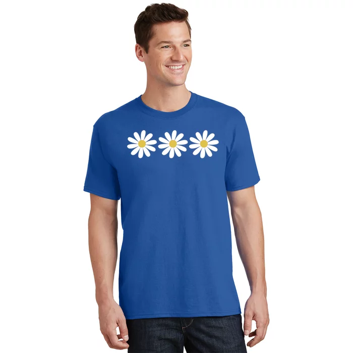 3 Simple But Pretty Daisy Flower Gift T-Shirt