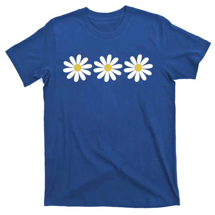 3 Simple But Pretty Daisy Flower Gift T-Shirt