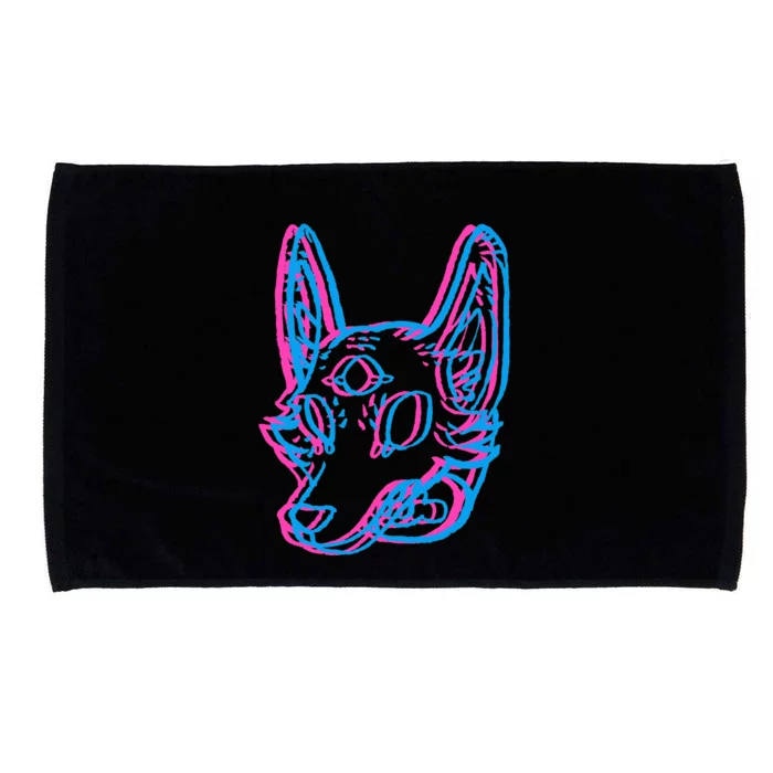 3d Space Coyote Microfiber Hand Towel