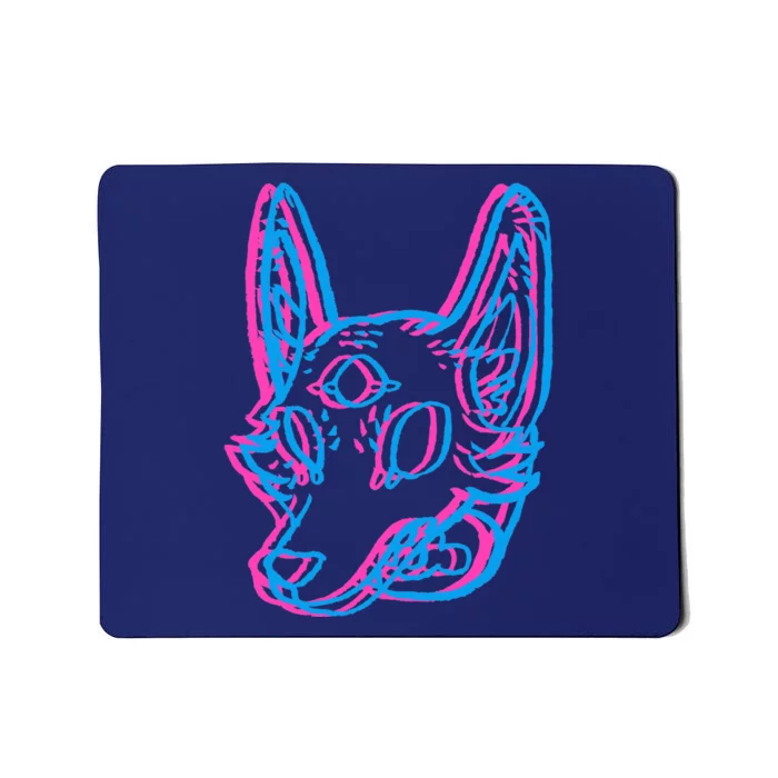 3d Space Coyote Mousepad