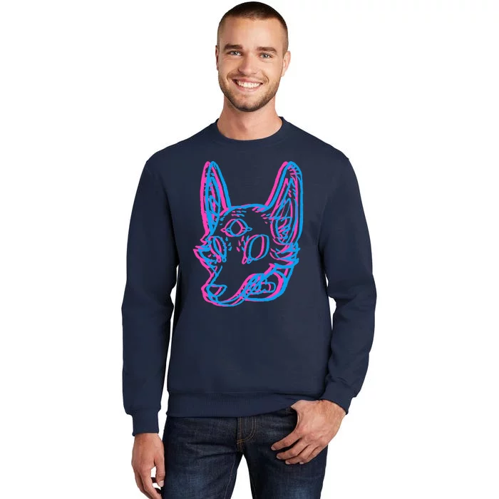 3d Space Coyote Tall Sweatshirt