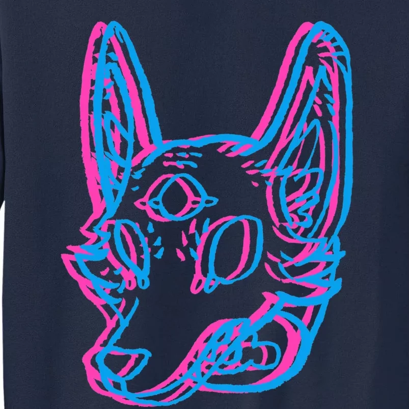 3d Space Coyote Tall Sweatshirt