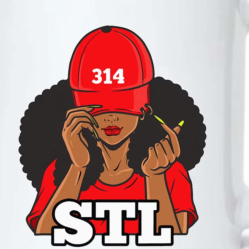 314 Stl From St. Louis Missouri Black Woman Black Color Changing Mug