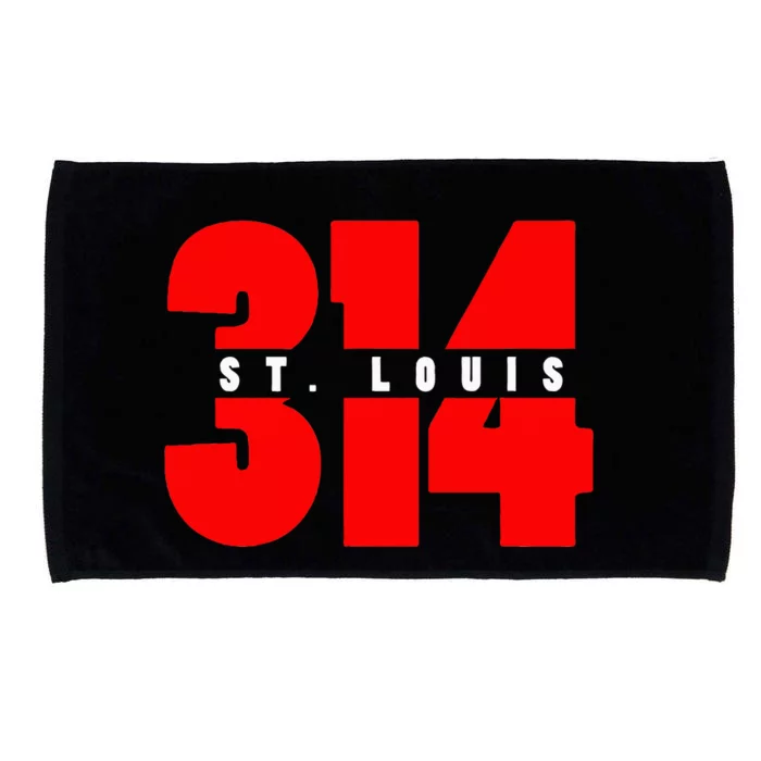 314 St. Louis Area Code Missouri Microfiber Hand Towel