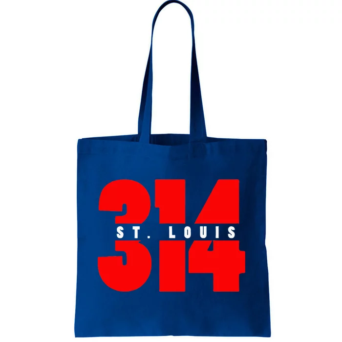 314 St. Louis Area Code Missouri Tote Bag