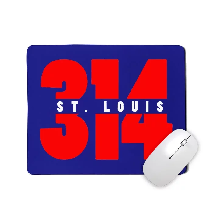 314 St. Louis Area Code Missouri Mousepad