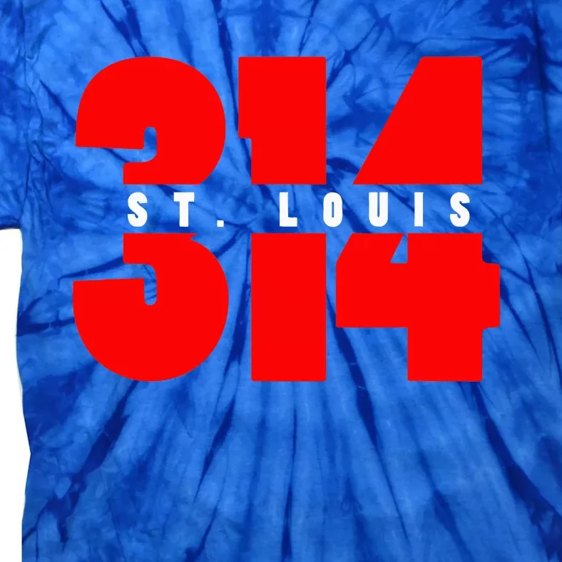 314 St. Louis Area Code Missouri Tie-Dye T-Shirt