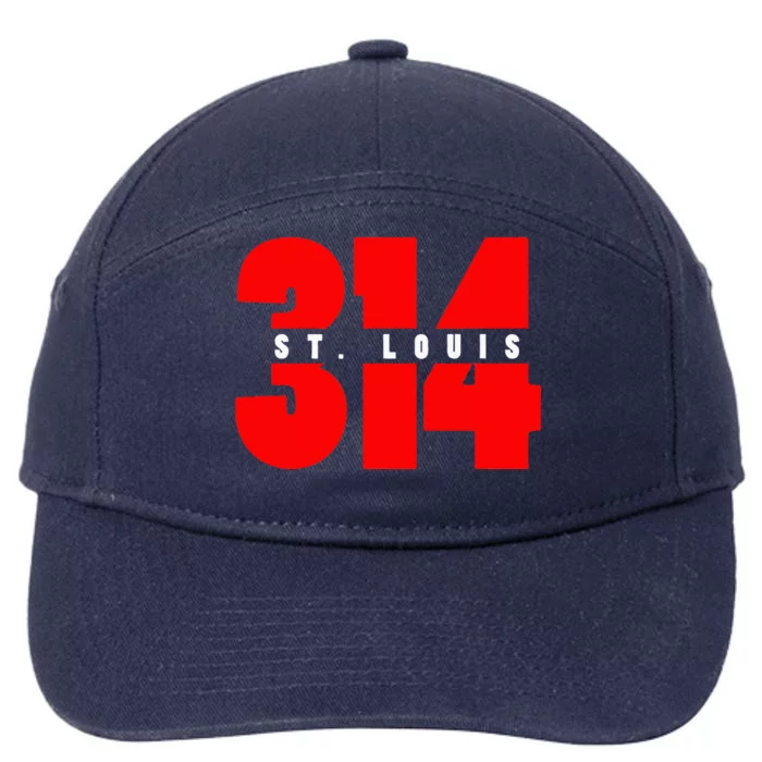 314 St. Louis Area Code Missouri 7-Panel Snapback Hat