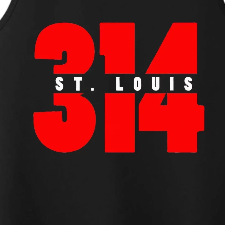 314 St. Louis Area Code Missouri Performance Tank