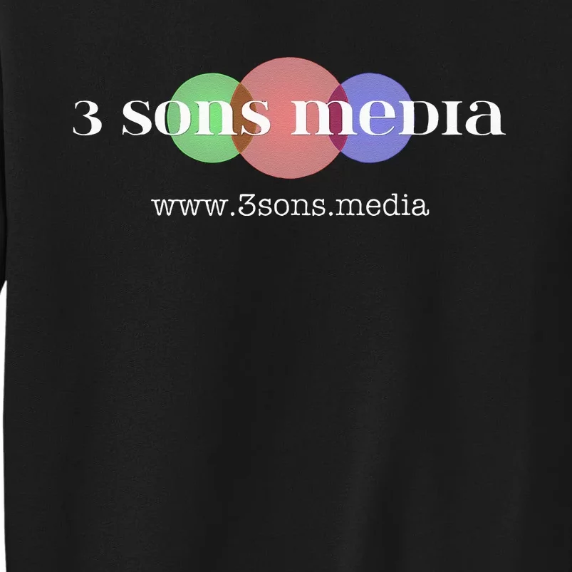 3 Sons Media with Website Tall Sweatshirt