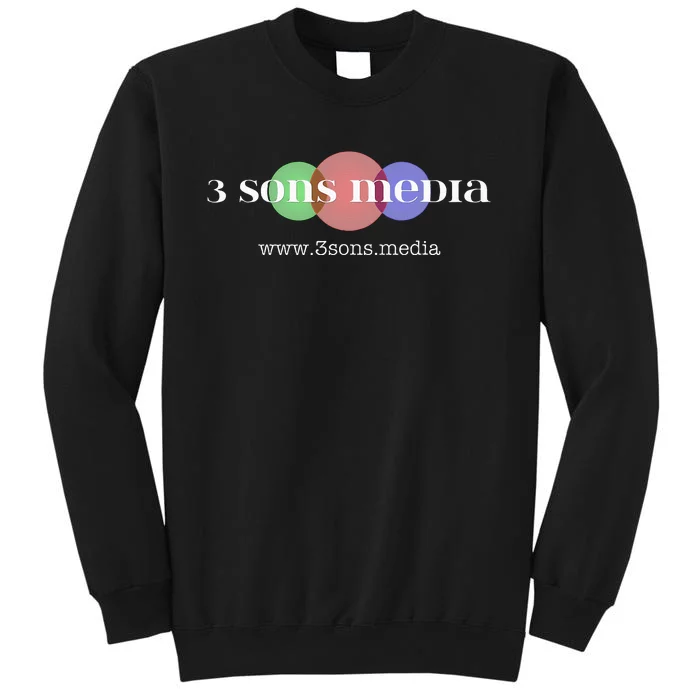 3 Sons Media with Website Tall Sweatshirt