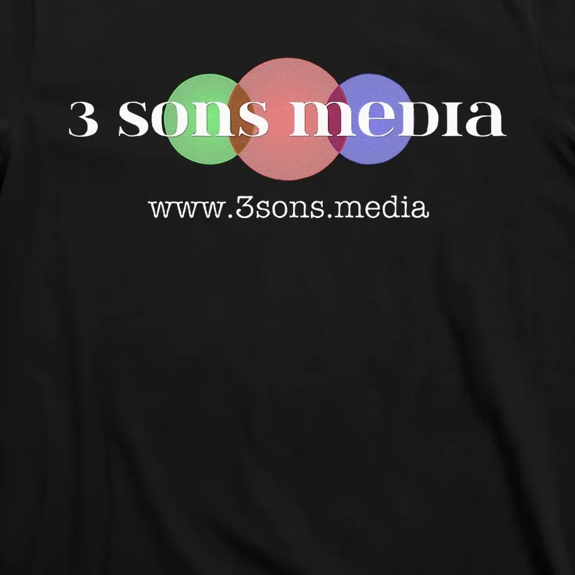 3 Sons Media with Website T-Shirt