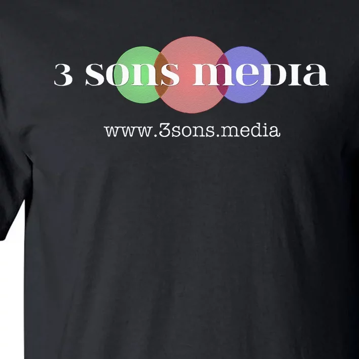 3 Sons Media with Website Tall T-Shirt