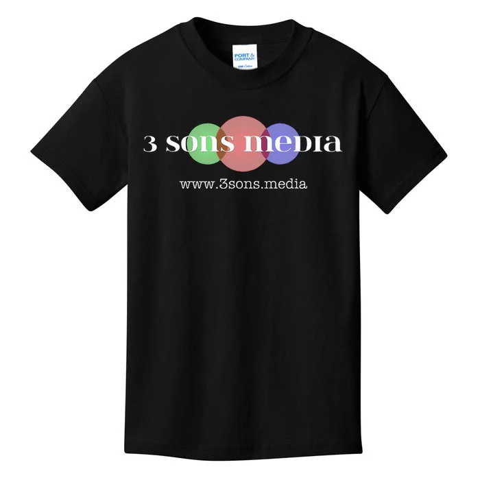 3 Sons Media with Website Kids T-Shirt