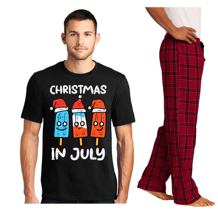 3 Santa Popsicles Christmas In July Cute Summer Xmas Pajama Set