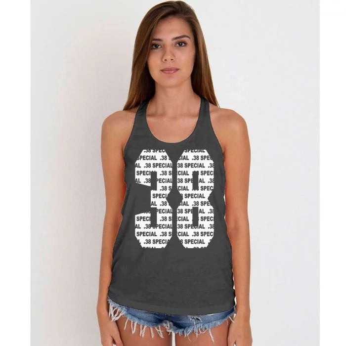 38 Special Sports Athletic Sporting Outdoor Range Women's Knotted Racerback Tank