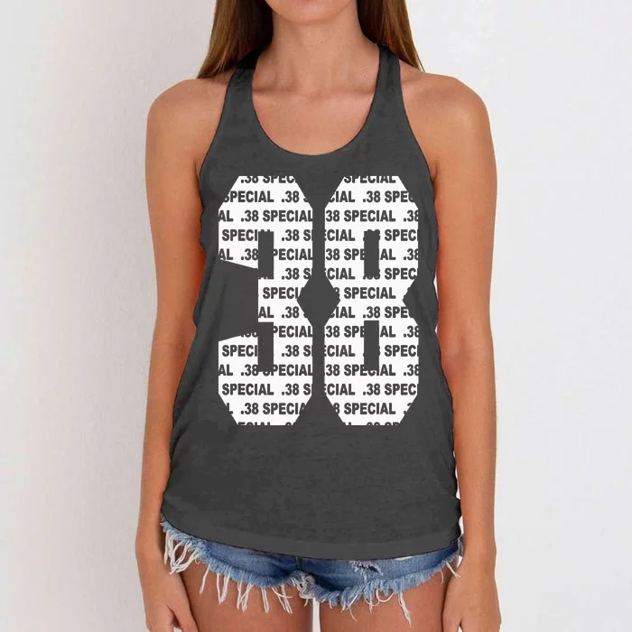 38 Special Sports Athletic Sporting Outdoor Range Women's Knotted Racerback Tank