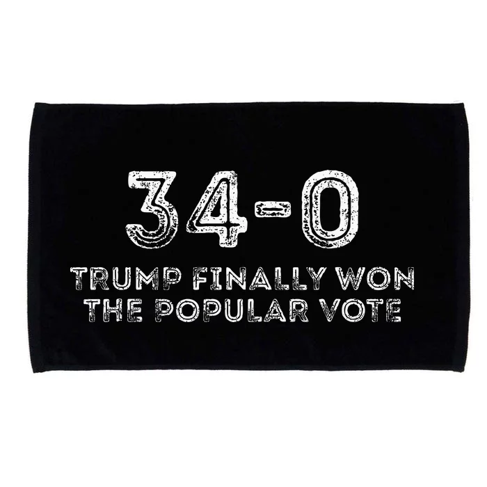 340 Trump Finally Won The Popular Vote Microfiber Hand Towel