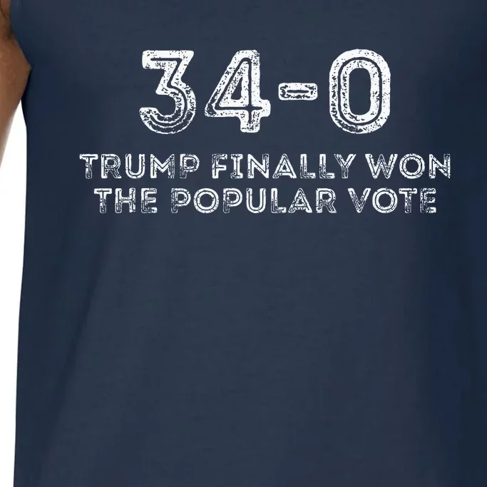 340 Trump Finally Won The Popular Vote Comfort Colors® Tank Top