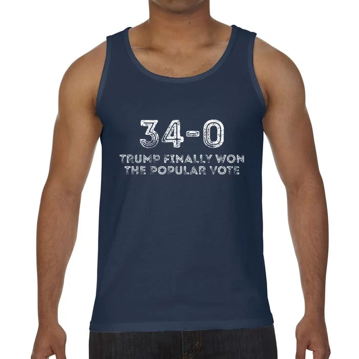 340 Trump Finally Won The Popular Vote Comfort Colors® Tank Top