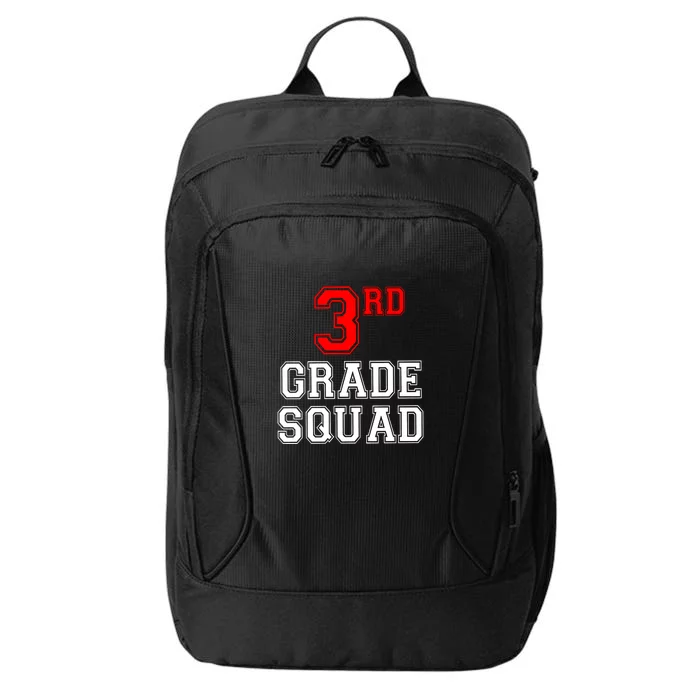 3RD Third Grade Squad Back To School Teacher Gift City Backpack