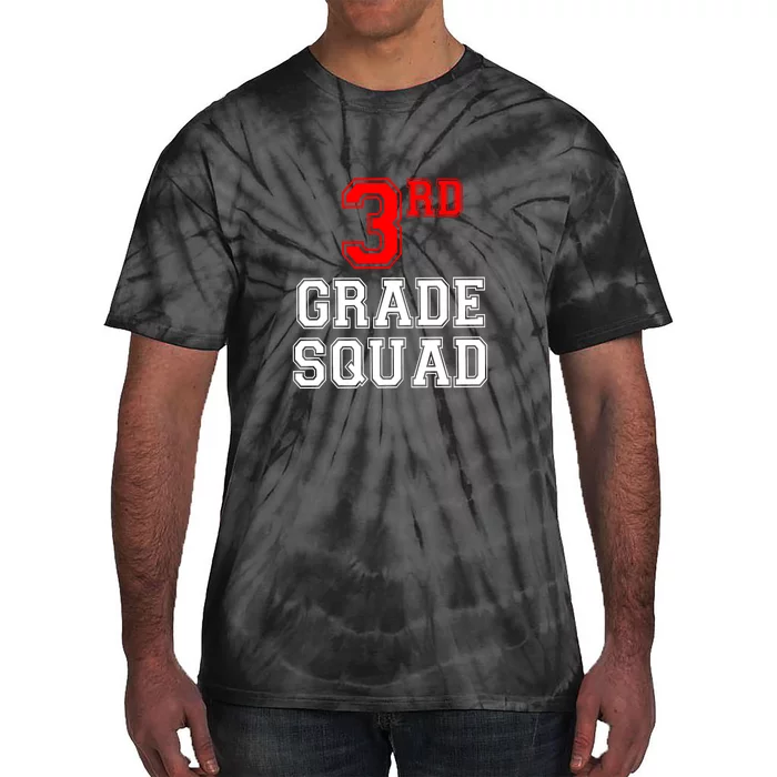 3RD Third Grade Squad Back To School Teacher Gift Tie-Dye T-Shirt