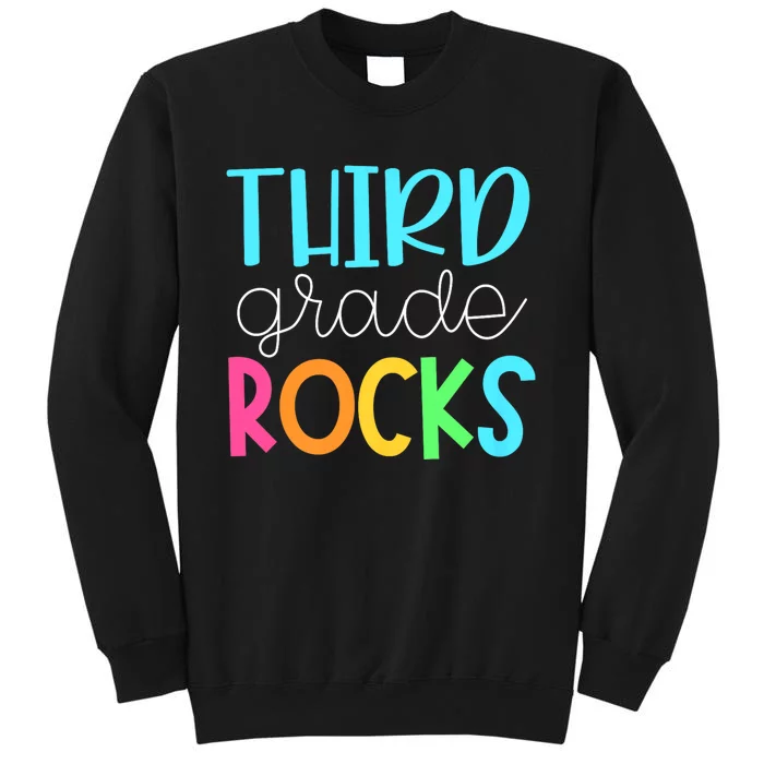 3rd Teacher Team Third Grade Rocks First Day Of Back To School Sweatshirt