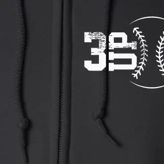 3 UP 3 Down Baseball Full Zip Hoodie