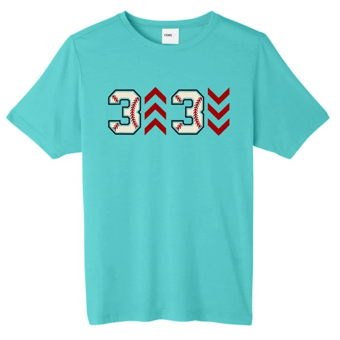 3 Up 3 Down Three Up Three Down Baseball Softball ChromaSoft Performance T-Shirt