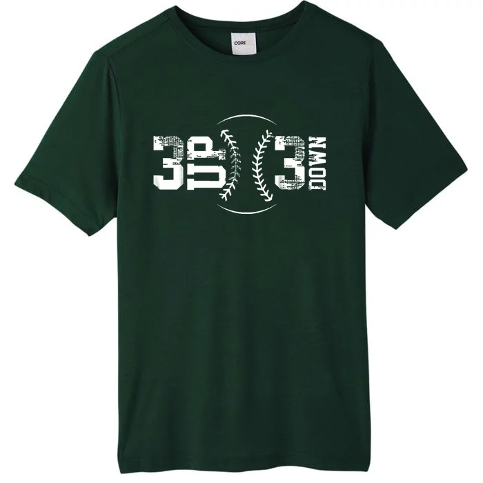 3 Up 3 Down Three Up Three Down Baseball ChromaSoft Performance T-Shirt