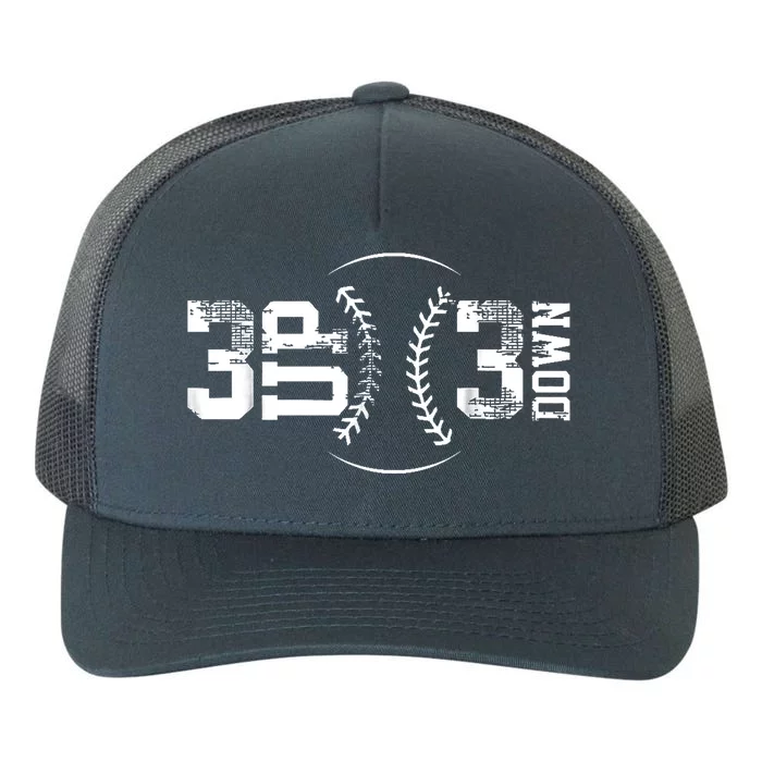 3 Up 3 Down Three Up Three Down Baseball Yupoong Adult 5-Panel Trucker Hat