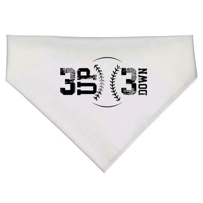 3 Up 3 Down Three Up Three Down Baseball USA-Made Doggie Bandana