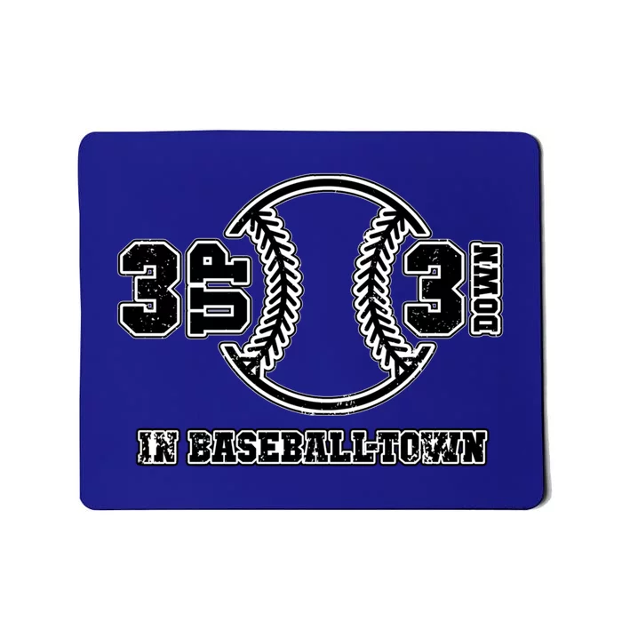 3 Up 3 Down In Baseball Town Graphic Gift Mousepad