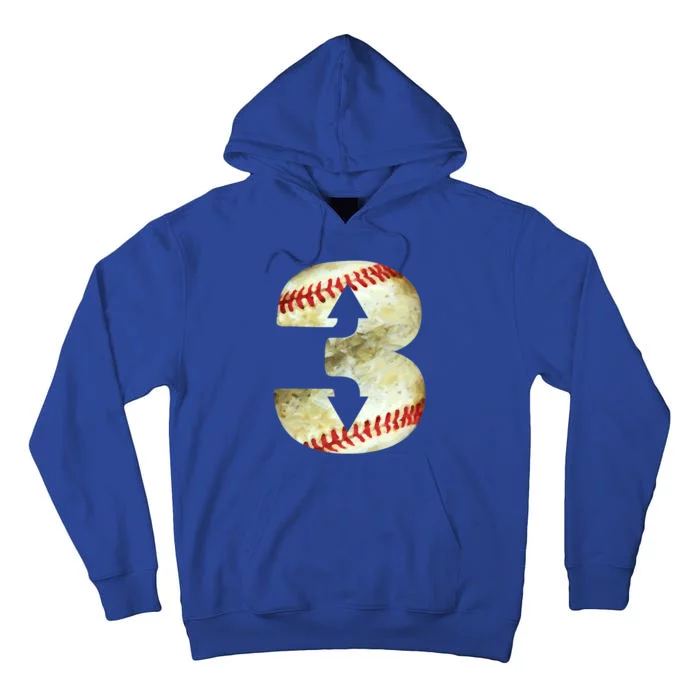 3 Up 3 Down Three Up Three Down Baseball Softball Player Gift Tall Hoodie