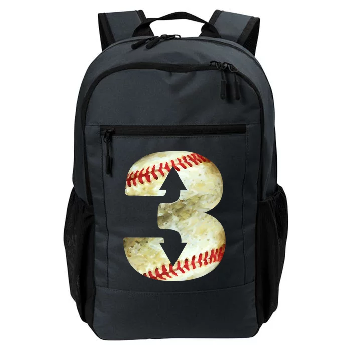 3 Up 3 Down Three Up Three Down Baseball Softball Player Gift Daily Commute Backpack