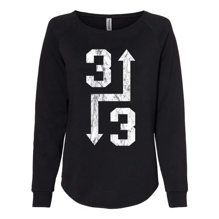 3 Up 3 Down Baseball Softball Game Day Fan Gift Womens California Wash Sweatshirt