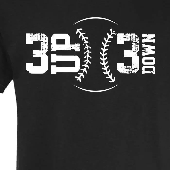 3 UP 3 Down Baseball Garment-Dyed Heavyweight T-Shirt