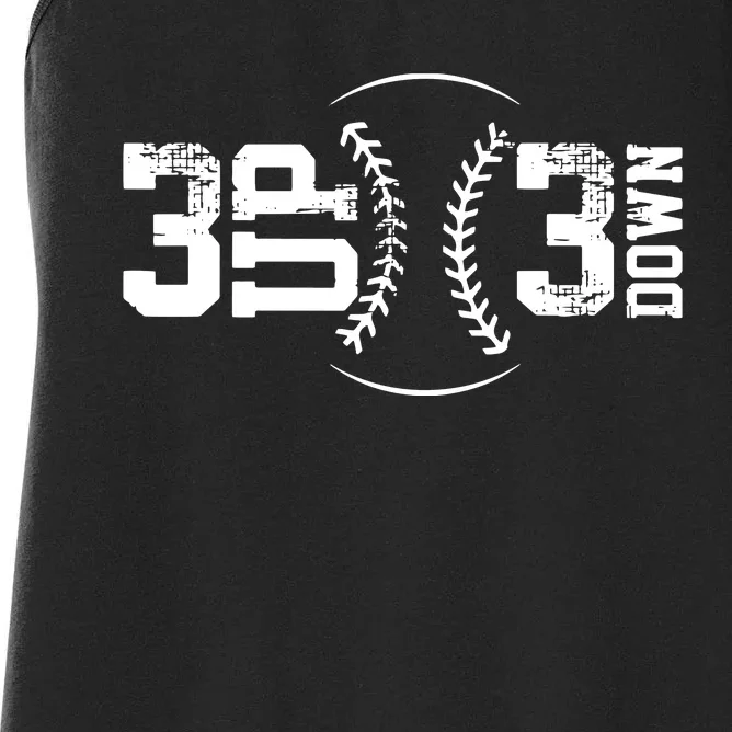 3 UP 3 Down Baseball Women's Racerback Tank