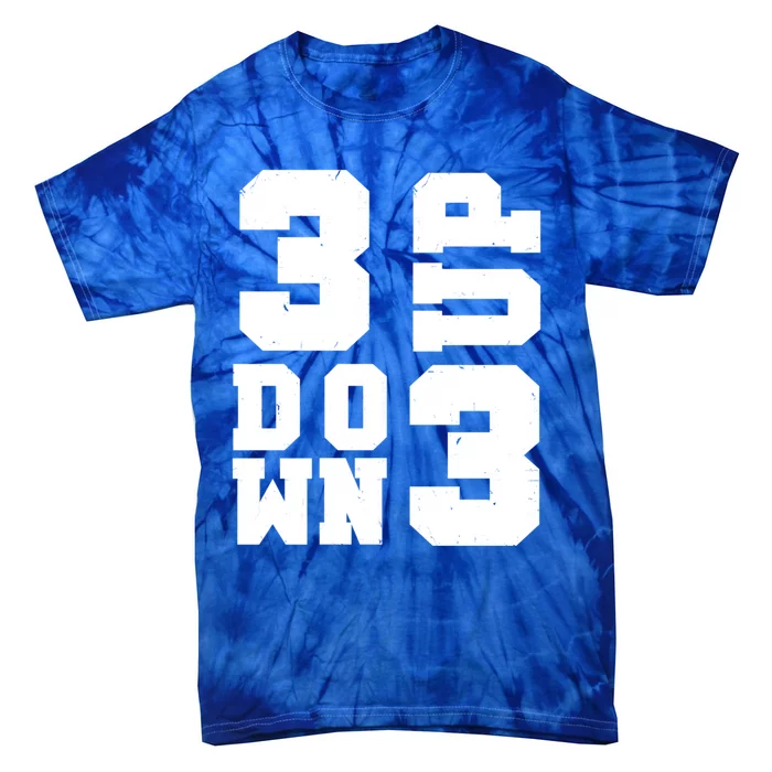 3 Up 3 Down Three Up Three Down Summer Vintage Baseball Tees Gift Tie-Dye T-Shirt