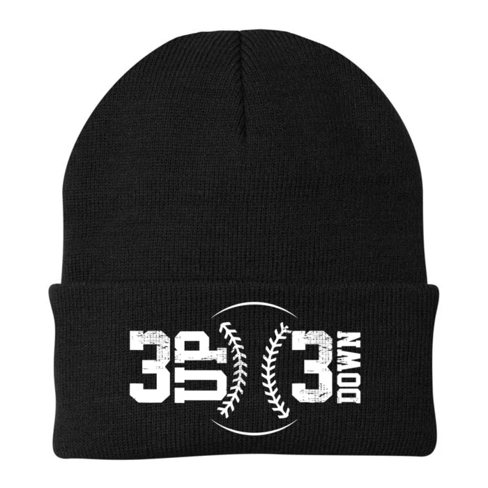 3 UP 3 Down Baseball TShirt TShirt Knit Cap Winter Beanie