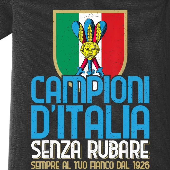 3 Volte Campioni Senza Rubare Napoli Tifosi Napoletani 1926 Baby Bodysuit