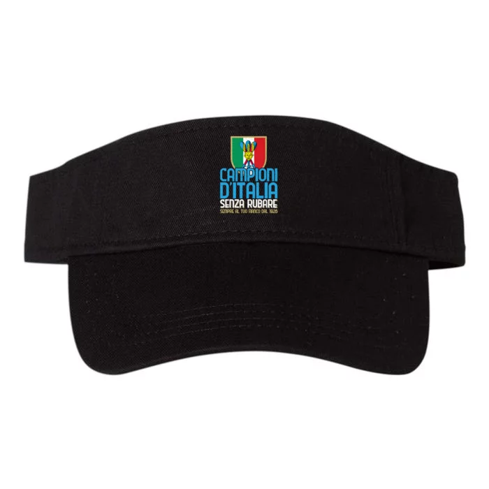 3 Volte Campioni Senza Rubare Napoli Tifosi Napoletani 1926 Valucap Bio-Washed Visor