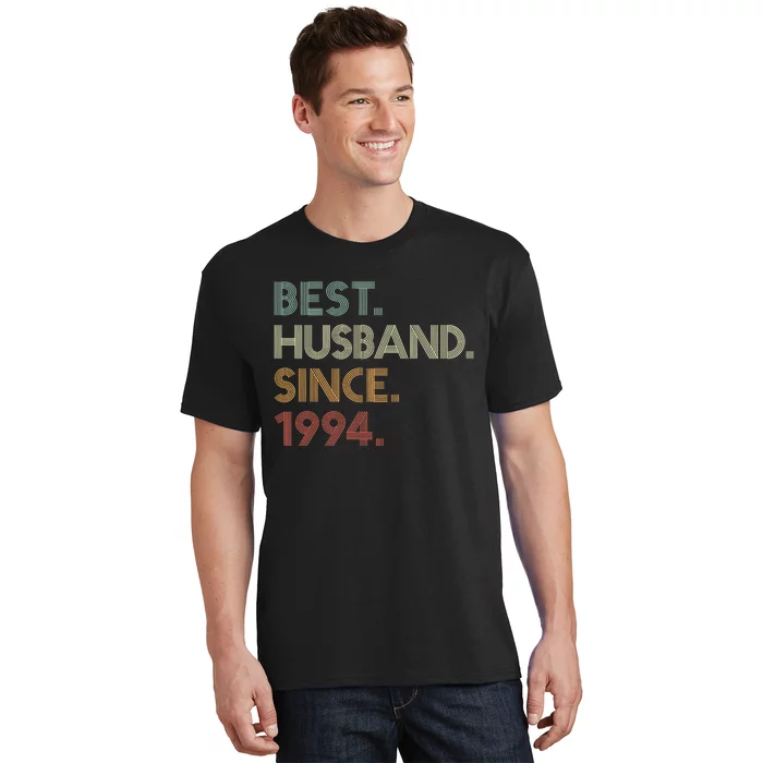 30th Wedding Anniversary Best Husband Since 1994 T-Shirt