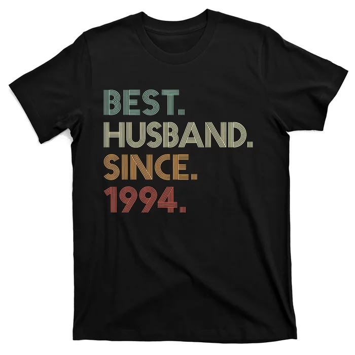 30th Wedding Anniversary Best Husband Since 1994 T-Shirt